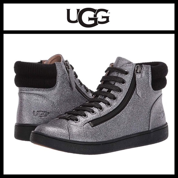 ugg olive glitter sneaker